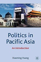 Cover POLITICS IN PACIFIC ASIA / XIAOMING HUANG