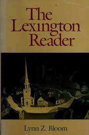 Cover THE LEXINGTON READER / LYNN Z. BLOOM