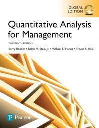 Cover QUANTITATIVE ANALYSIS FOR MANAGEMENT / BARRY RENDER
