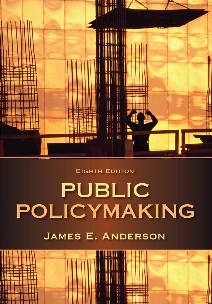 Cover PUBLIC POLICYMAKING. / JAMES E. ANDERSON