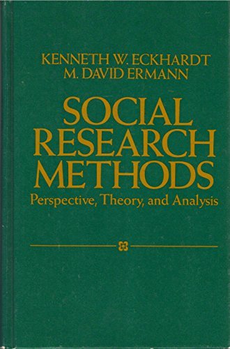 Cover SOCIAL RESEARCH METHODS. / KENNETT W. ECKHADARDT