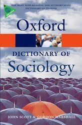 Cover OXFORD DICTIONRY OF SOCIOLOGY / JOHN CCOTT