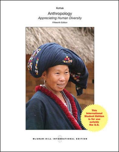 Cover ANTRHROPOLOGY APPRECIATING HUMAN DIVERSITY / CONRAD PHILLIP KOTTAK
