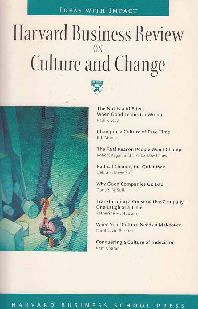 Cover HARVARD BUSINESS REVIEW ON CULTURE AND CHANGE / PAUL F. LEVY