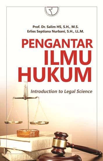 Cover PENGANTAR ILMU HUKUM :  Introduction to Legal Science / SALIM