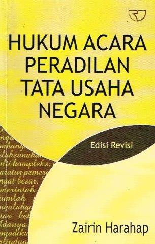 Cover HUKUM ACARA PERADILAN TATA USAHA NEGARA / ZAIRIN HARAHAP