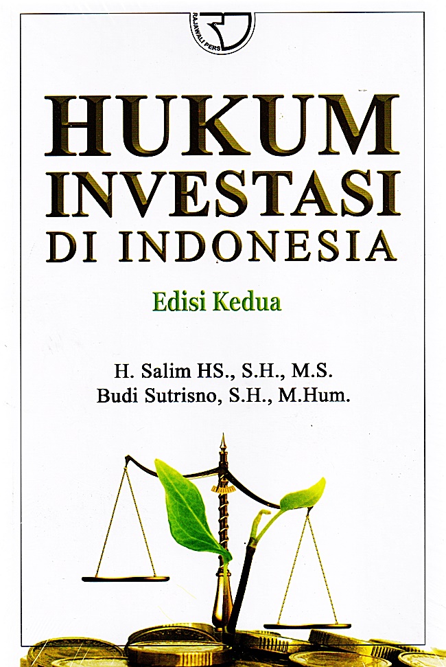 Cover HUKUM INVERTASI DI INDONESIA / H. SALIM HS., SH., M.S