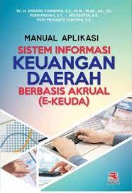 Cover MANUAL APLIKASI SISTEM INFORMASI KEUANGAN DAERAH BRBASIS AKRUAL (E-KEUDA) / DADANG  SUWANDA