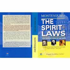 Cover MONTESQUIEU THE SPIRIT OF LAWS :  DASAR-DASAR ILMU HUKUM DAN ILMU POLITIK / M. KHOIRIL ANAM