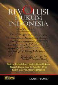 Cover REVOLUSI HUKUM INDONESIA / JAZIM HAMIDI