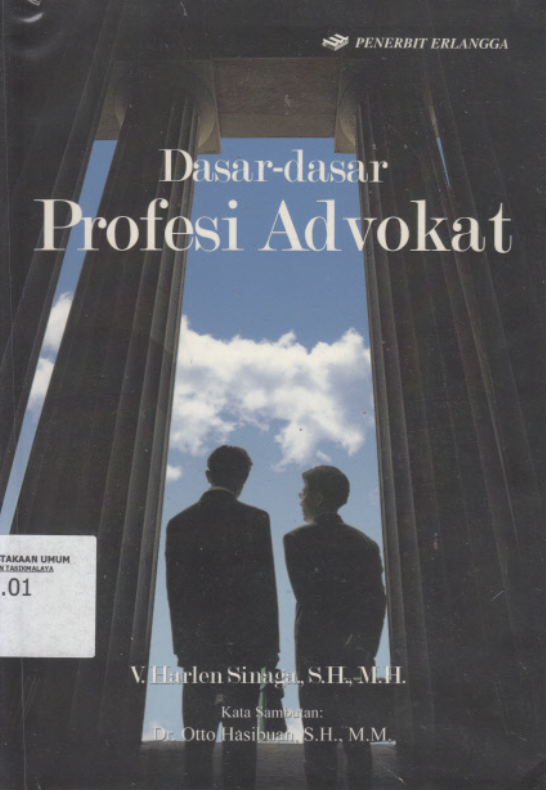 Cover DASAR-DASAR PROFESI ADVOKAT / V. HARLEN SINAGA, S.H., M.H.