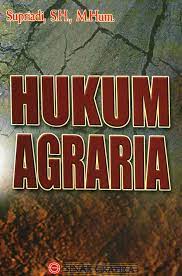 Cover HUKUM AGRARIA / SUPRIADI