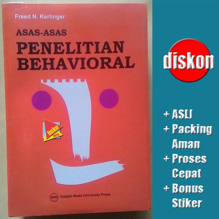 Cover ASAS-ASA PENELITIAN BEHAVIORAL / FREED N. KERLINGER