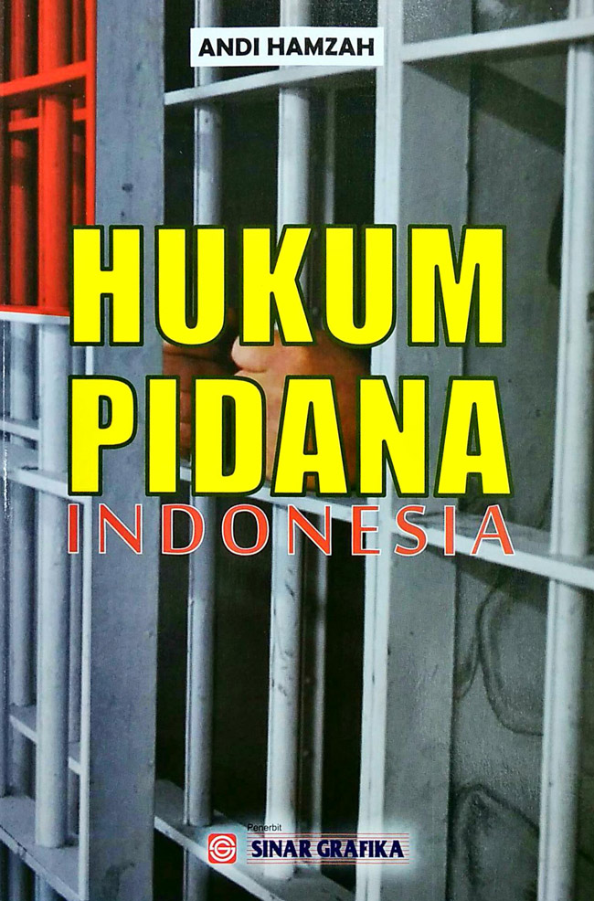 Cover HUKUM PIDANA  INDONESIA / ANDI HAMZAH