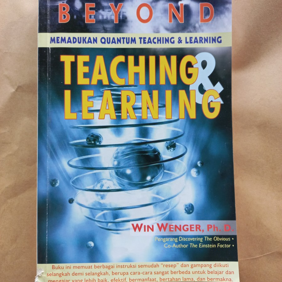 Cover BEYOND TEACHING LEARNING / WIN WENGER, Ph. D