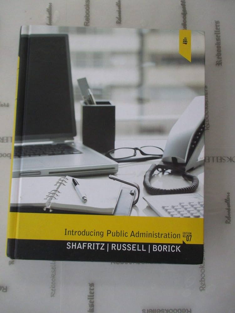 Cover INTRODUCING PUBLIC ADMINISTRATION / JAY M. SHAFRITZ