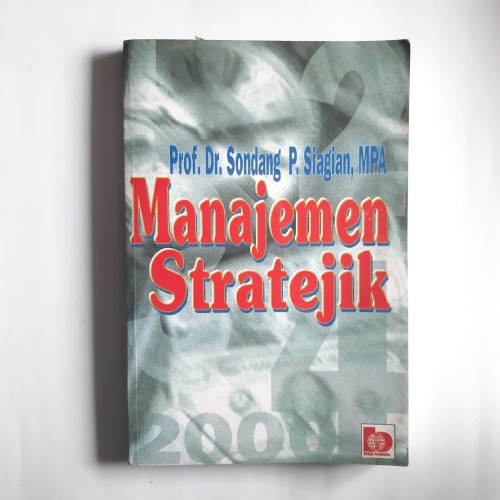 Cover MANAJEMEN STRATEJIK / Prof.Dr. SONDANG P. SIAGIAN,MPA